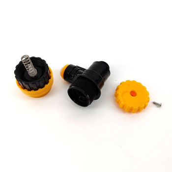 Duotight Ball Lock конектор - Черно и Жълто за Течност с Контрол на потока