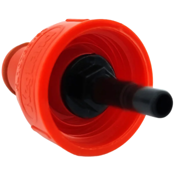 Червена пластмасова Ball Lock тапа за FermZilla