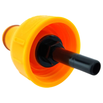 Жълта пластмасова Ball Lock тапа за FermZilla